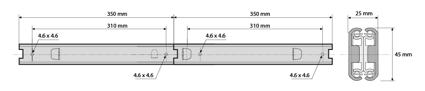 Teleskopik Ray 45.350 Teknik Çizim 